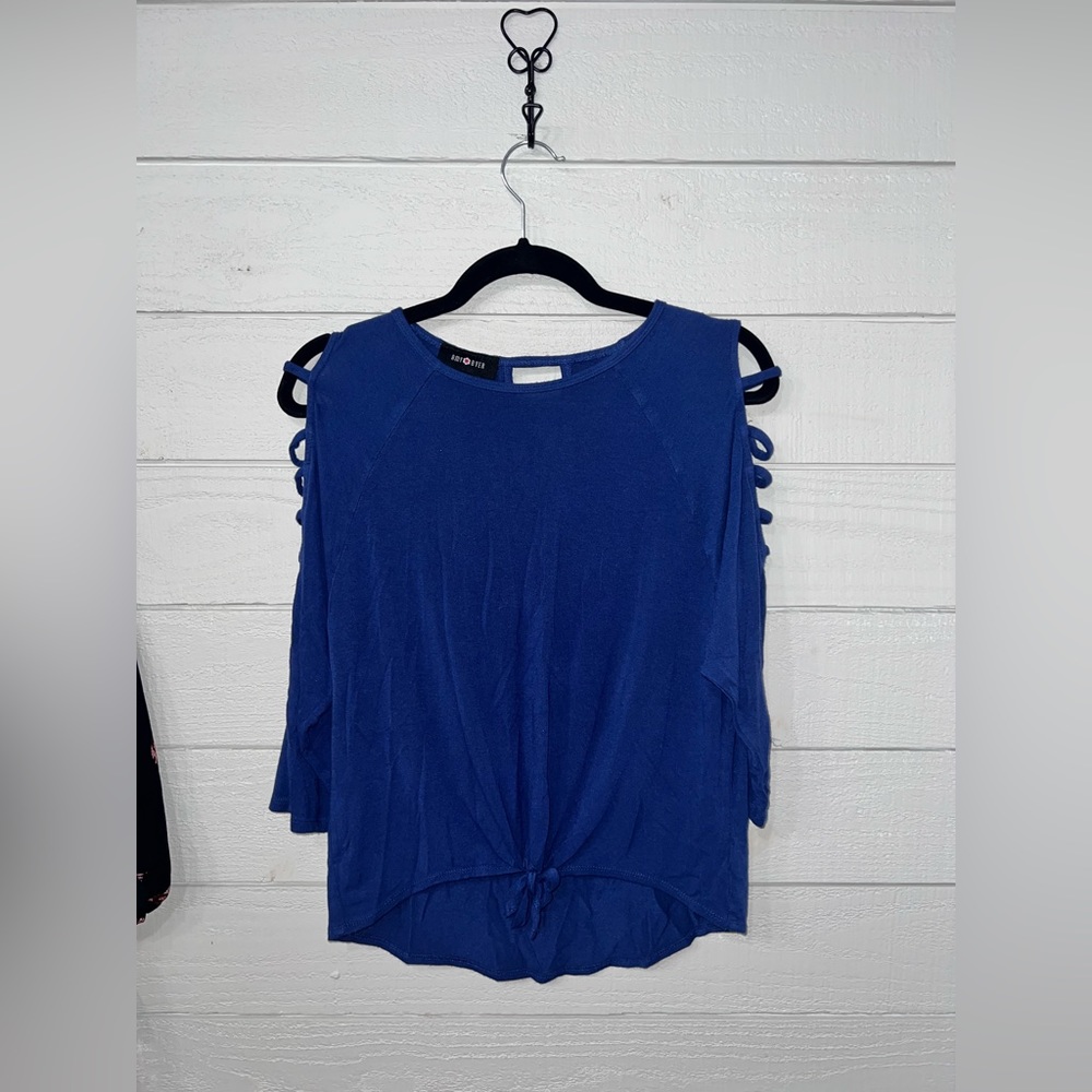 Girls cut out blouse